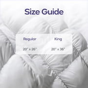 Mellow White Puff Pillow Standard
