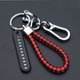 thumbnail image 4 of Llavero Anti Lost Para Coche , Tarjeta De Número De Teléfono , Anillo De Llaves De Cuero Trenzado , Placa Para Vehículo , Accesorios, 4 of 4