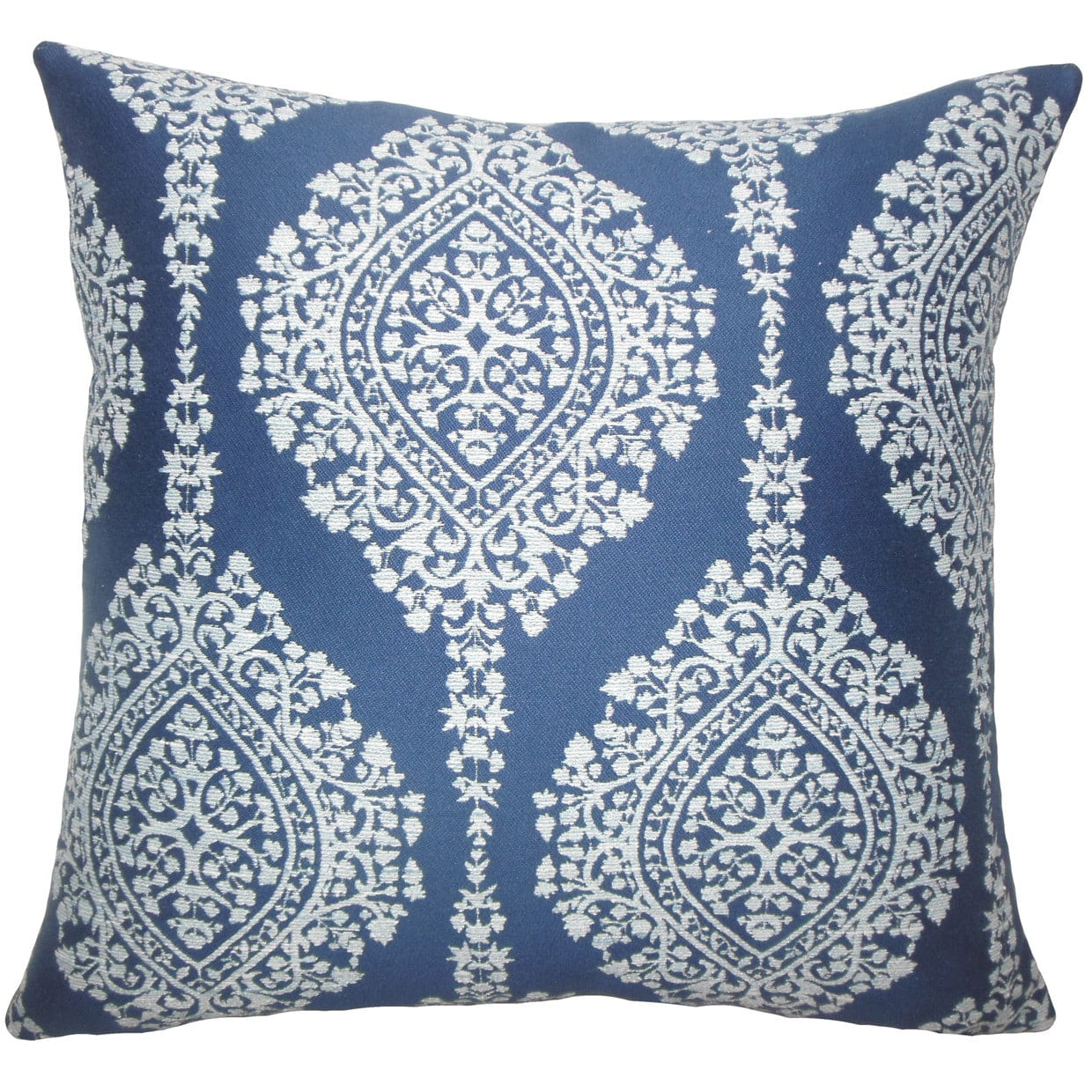 The Pillow Collection Kairi Floral Bedding Sham Lapis King/20 x 36