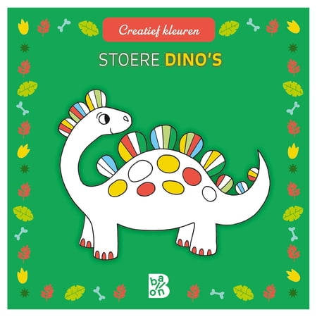Stoere dino s (vierkant formaat) (Creatief kleuren 1) (Paperback)