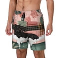 thumbnail image 1 of Fotbe Black Cat Pink Bathroom Traje de Baño para Hombre – Shorts de Natación de Secado Rápido con Forro y Bolsillos-Medium, 1 of 6