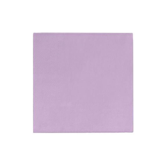 Lavender Cocktail Napkins | Lavender Drink Napkins | Lavender Beverage Napkins - 20 Pieces/Pkg. (fdp95012)