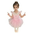 thumbnail image 4 of LYHaoo Toddler Girls Fly Sleeve Sequin Tulle Ruffles Ballerina Dress Princess Dress Dance Party Dresses Clothes,Girls Basic Dresses Sizes 5-6 Years Pink, 4 of 7