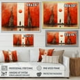 thumbnail image 4 of Designart "The Offering Coral and Grey Mexican Art" Mexican Floater Framed Canvas Wall Art, 4 of 7