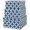 Mosaic Navy, variant on Set of 3 Decorative Boxes with Lids, Square 11" x 11" Nesting Cardboard Storage for Home Décor in Blue and