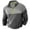 Gray, variant on Admvng Sweatshirts for Men Cargo Vintage Color Block Sports Zipper Stand Up Collar Long Sleeve Sweatshirt, Size S-3XL