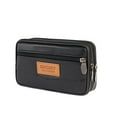 thumbnail image 2 of fankhu Casual PU Waist Bag Sport Men Phone Purse Belt Bum Pouch (Horizontal Black), 2 of 8