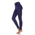 thumbnail image 3 of White Mark Women's Super Soft Heart Print Leggings, 3 of 4
