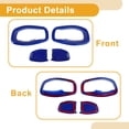 thumbnail image 4 of Cubierta de Tazón de Mango de Puerta Interior para Jeep Renegade 2015-2023 Marco de Decoración de Mango Interior Azul Profundo ABS 4 Pcs, 4 of 6