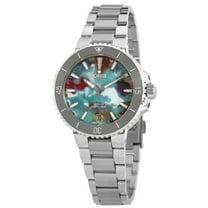 Oris Aquis Date Automatic Multicoloured Dial Men's Watch 01 733 7770 4150-SET