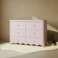 thumbnail image 4 of Art of Nursery by Storkcraft Casablanca 6 Drawer Nursery Dresser, Blush, 4 of 14