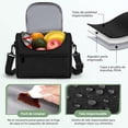 thumbnail image 4 of Loncheras para Mujer Hombre, Bolsa de Almuerzo Aislada, Lonchera Termica Adultos Impermeable, Lonchera Térmica Almuerzos Portátil Lunchera para Picnic, Oficina, Negro, 4 of 4