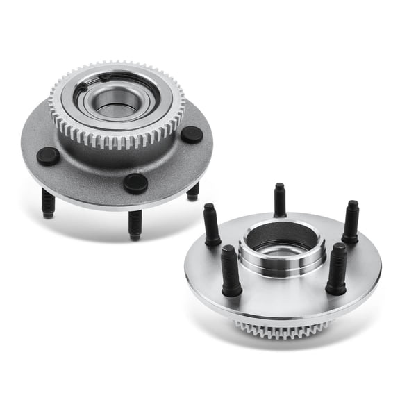 A-Premium 2 x Front Wheel Bearings and Hub Assembly Compatible with Dodge Ram 1500 2000 2001, RWD, w/5-Lug, Replace # 515084