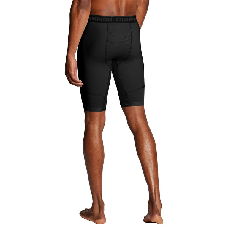 Champion Men's Power Flex Compression Short 9-Inch, Black, Small :  : Clothing, Shoes & Accessories
