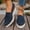 #204-Navy, variant on Wowcloth Women's Fashion Casual Slip-On Low-Top Sneakers – Comfortable Lightweight Design with Wedge Heel, Perfect for Casual Outings and Daily Wear