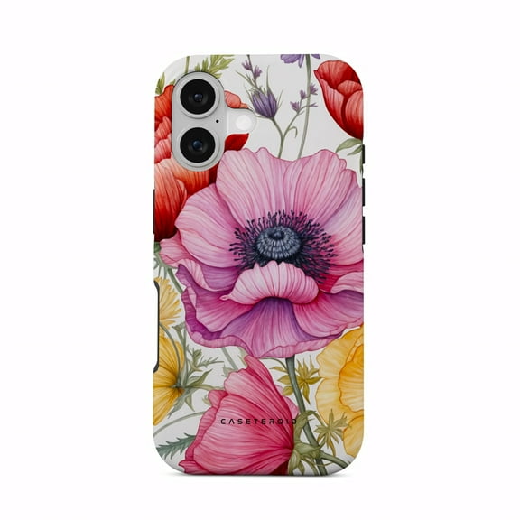 CASETEROID Tough Case for iPhone 17 – Dual-Layer Protection, Shockproof [Compatible with MagSafe] – Radiant Bloom Case