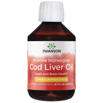 Swanson Pristine Norwegian Cod Liver Oil 6.7 fl oz Liquid