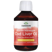 Swanson Pristine Norwegian Cod Liver Oil 6.7 fl oz Liquid