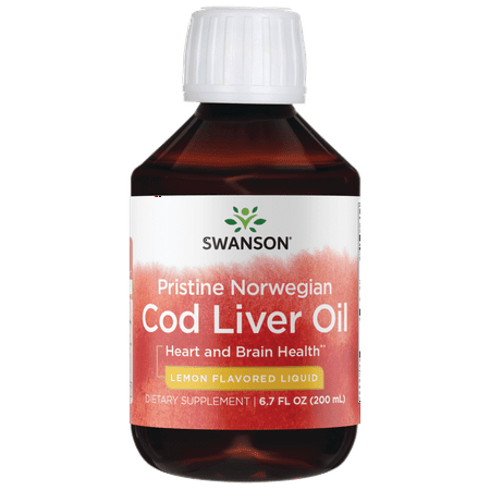 Swanson Pristine Norwegian Cod Liver Oil 6.7 fl oz Liquid