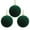 E, variant on DAMAI 3Pcs 3.1 Inch Large Velvet Christmas Ball Ornaments, Vintage Christmas Plastic Ball Ornaments Flocked Christmas Tree Hanging Ornament for Xmas Party Wedding Home Decor (Red)