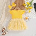 thumbnail image 4 of LOVZFMLL Robe à Manches Longues et Col Rond pour Filles avec Nœud Imprimé, 4 of 9