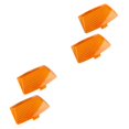 thumbnail image 4 of Transemion 1 Pair Light Lens Cover Guard Mud Tips for Yellow 52x100mm 2Set, 4 of 6