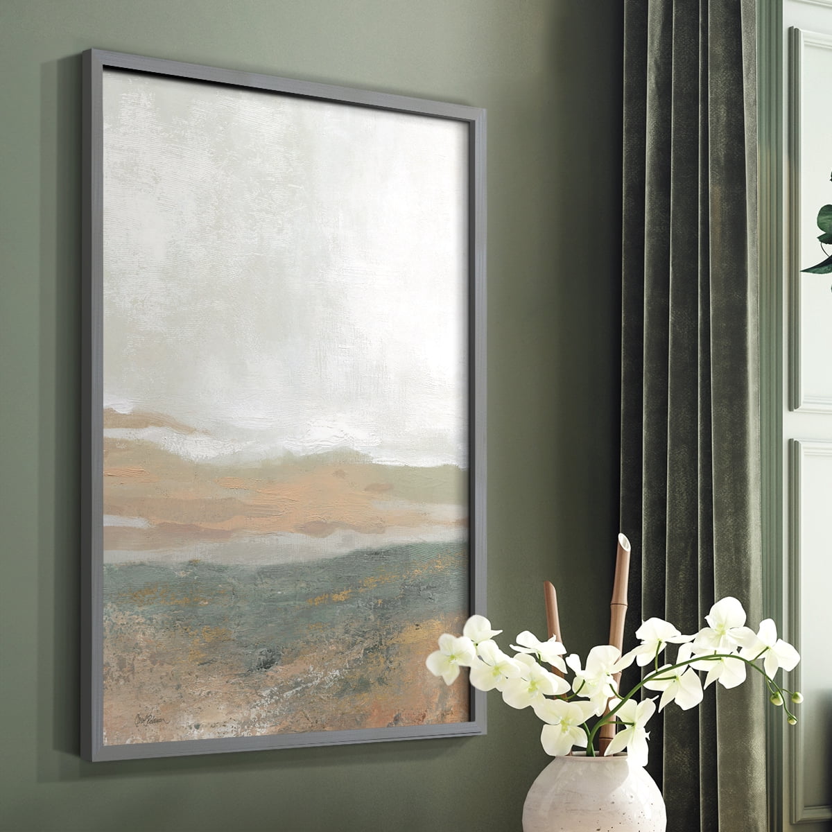 Earthy Textures in Paper Solid Wood 11 x 14 Framed Print