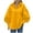 Yellow, variant on CIENVNSTG Women's 2026 Spring Fall Trendy Casual Lapel Button Down Blouse Lantern Puff Long Sleeve V Neck Loose Solid Plus Size Oversized Top Airy Relaxed Office Work Weekend Outfit Hot Pink XL