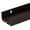 Brown, variant on Randall Manufacturing PVC Door Bottom Seal, Weather Stripping for Doors with Drip Cap, Fills Gaps 3/8" to 7/8", 3 ft Long, White