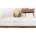 thumbnail image 4 of 8' x 11' Orange and Beige Bohemian Abstract Rectangular Area Throw Rug, 4 of 7