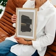 thumbnail image 5 of Dark Paper Cut  - Collage Oak Framed Wall Art Print 12 x 18 inches, 5 of 71