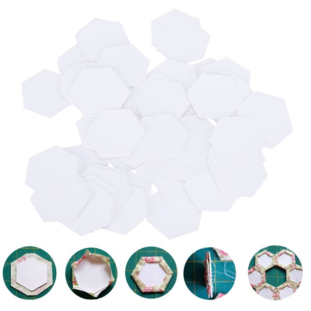 Garosa Crafts Craft Supplies Patch‑Work Template Hex Paper Modelboard Quilting Sewing Craft DIY Stitching Tool Manualidades