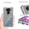 thumbnail image 3 of CoverON LG Aristo 5 / Aristo 5+ Plus Case Liquid Glitter Military Grade Heavy Duty Full Body Clear Phone Cover, 3 of 8