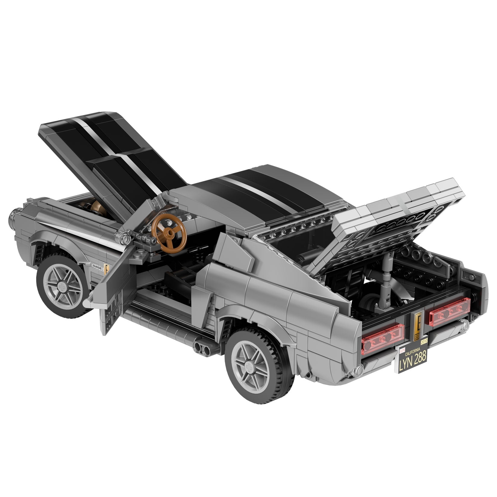 Eleanor GT500 Building Toy for Boy Teen Display and Collection,Collectible Sports Car Technology Car Building Kit, Toy Models, DIY Toys for Boys Age 8+(879pcs)