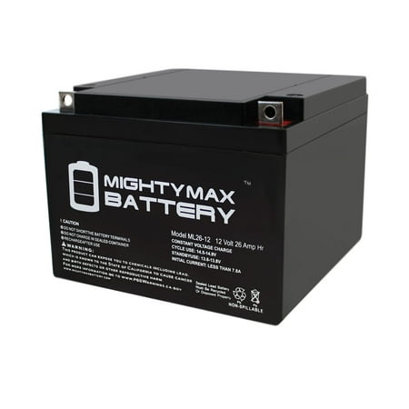 ML26-12 12V 26AH SEALED 12 VOLT DEEP - CYCLE RECHARGEABLE (Best 12 Volt Deep Cycle Battery)