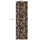 thumbnail image 1 of 1pc, 17.7in*78.7in Dark Flower Mural, Peel And Stick Forest Floral Wallpaper, Mushroom Pattern Wallpaper, Forest Animal Wall Mural, Removable Wallpaper, Repositionable Wallpaper, 1 of 4
