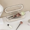 thumbnail image 1 of Organizador de brochas de maquillaje Siehpa3, acrílico transparente, 1 of 6