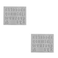 thumbnail image 4 of Naiovety Moldes para fondant, molde en relieve para manualidades, fundición de caramelos, minúsculas/gris claro Minúsculas/Gris Claro 2piezas Naiovety CBP269195, 4 of 6