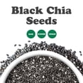 thumbnail image 4 of Black Chia Seeds, 5 Pounds - Kosher, Sproutable, Raw, Vegan - by Food to Live, 4 of 7