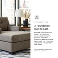 thumbnail image 6 of Bowery Hill Contemporary Corner-blocked frame Chocolate Chaise, 6 of 8
