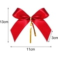 thumbnail image 2 of Topboutique Set of 48 Christmas Bows 3 x 2.94 inch Red Bows for Christmas Tree - Perfect as Tree Ornaments - Christmas Bows for Presents - Perfect for Preparing for The Holidays!, 2 of 6