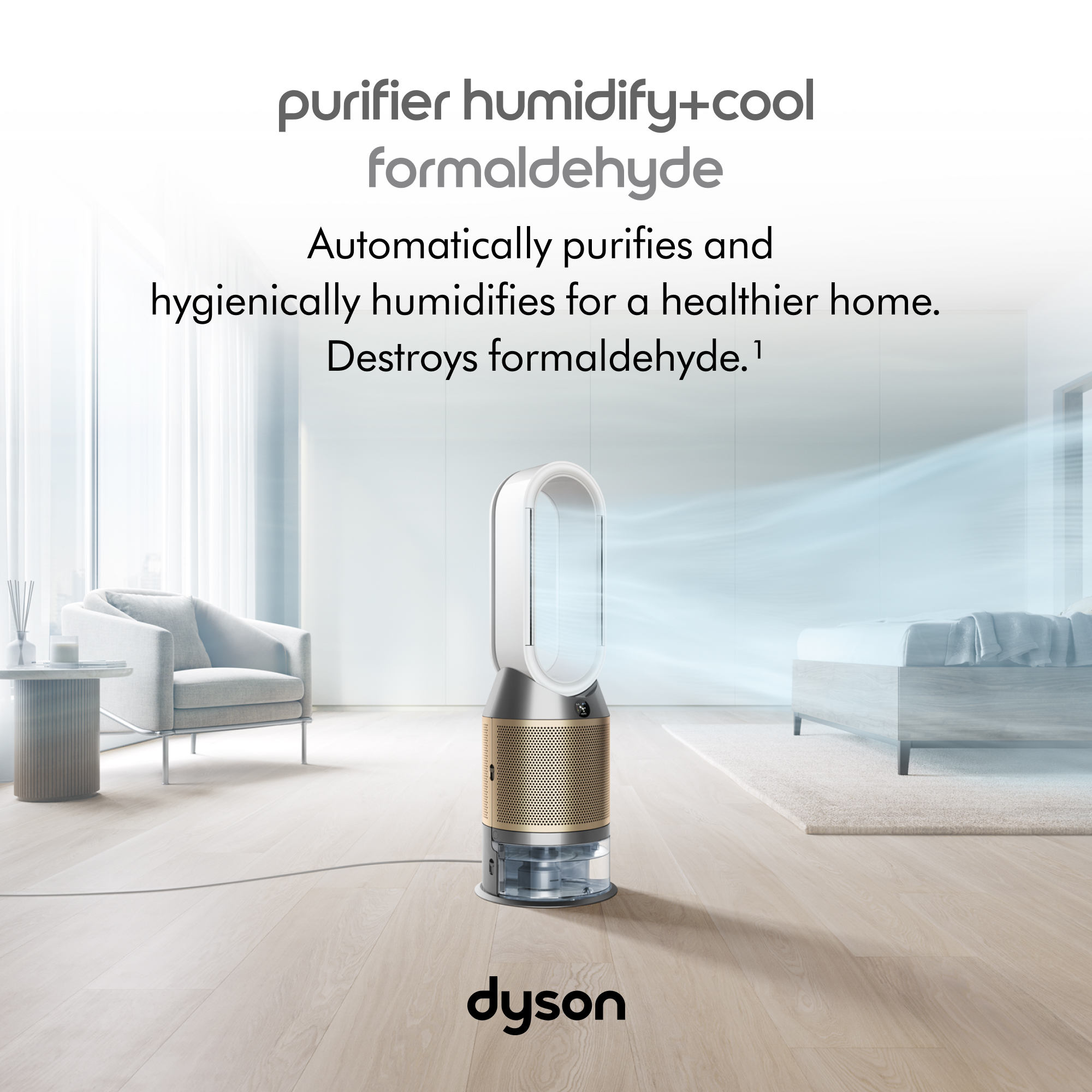 Dyson Purifier Humidify+Cool Formaldehyde™ PH04| White/Gold | New - image 3 of 8