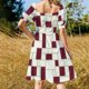 thumbnail image 5 of Vestido Joker blanco de manga corta vestidos mujer verano 2025 vestido de verano para mujer 2025 Vestido, 5 of 7