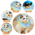 thumbnail image 3 of 3 Pcs Cat Cone Collar Soft, Adjustable Cat Recovery Collar Cute Cat Cones to Stop Licking, Elizabethan e Collar After Surgery Cat Cones Alternative, for Cats Kittens Puppies, 3 of 6