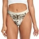 thumbnail image 1 of Balery Cows On The Farm Tangas de Algodón para Mujer con Estampado – Ropa Interior Sexy, Transpirable, G-string-Small, 1 of 1