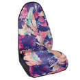thumbnail image 2 of Uourmeti Watercolor Floral Car Seat Cover Towel, Microfiber Terry Cloth, Anti Slip Machine Washable for Cars, Vans and SUVs, 2 of 7
