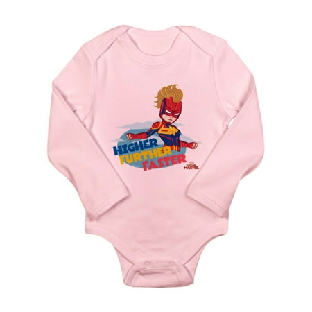 

CafePress - Captain Marvel Highe - Long Sleeve Infant Bodysuit