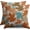Aqua Blue Orange Brown Maple Leaves, variant on Fall Pillow Covers 20X20 Set of 2, Maple Leaf Autumn Colored Brown Orange Leaves Harvest Thanksgiving Throw Pillowcases Holiday Seasonal Outdoor Farmhouse Cushion Cases Couch Sofa Bed Decor
