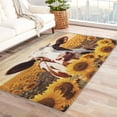 thumbnail image 1 of Washable Rugs 3x5 Cow Rug & Home Decor - Front Door Mat Indoor Entrance, Sunflower Cattle Rugs for Entryway, Non Slip Soft Small Area Rug, Farm Animal Carpet & Room Decorations Y-&206, 1 of 1