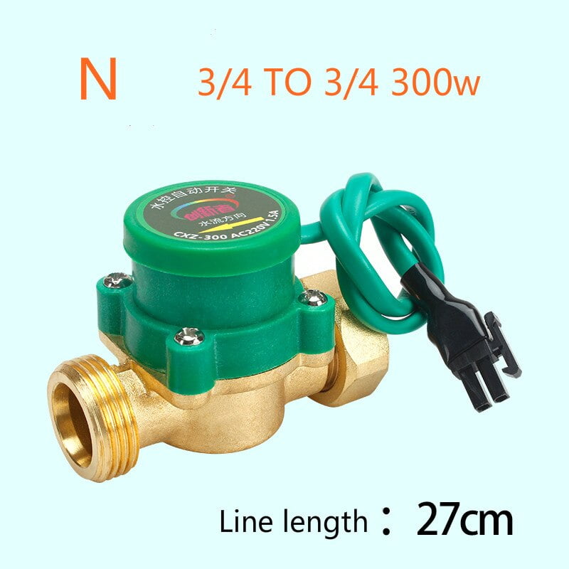 3/4" 1" Practical Water switch Flow Sensor Male Thread Connector